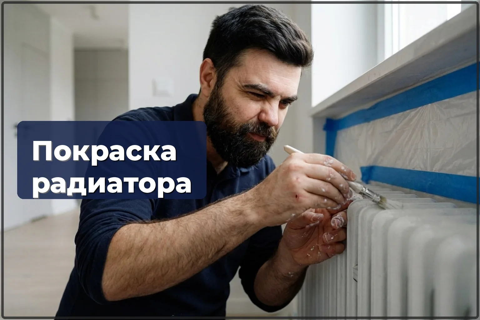 Покраска радиаторов в Варшаве — обновление батарей без демонтажа