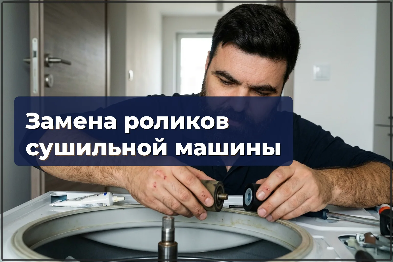 Замена роликов и подшипников сушилки в Варшаве