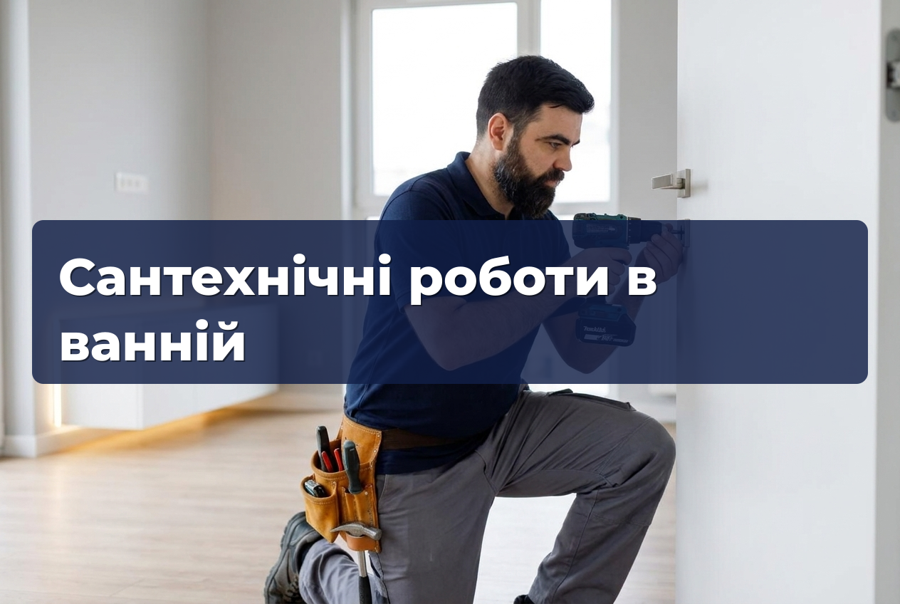 Сантехнічні роботи в ванній і туалеті — майстер на годину в Варшаві