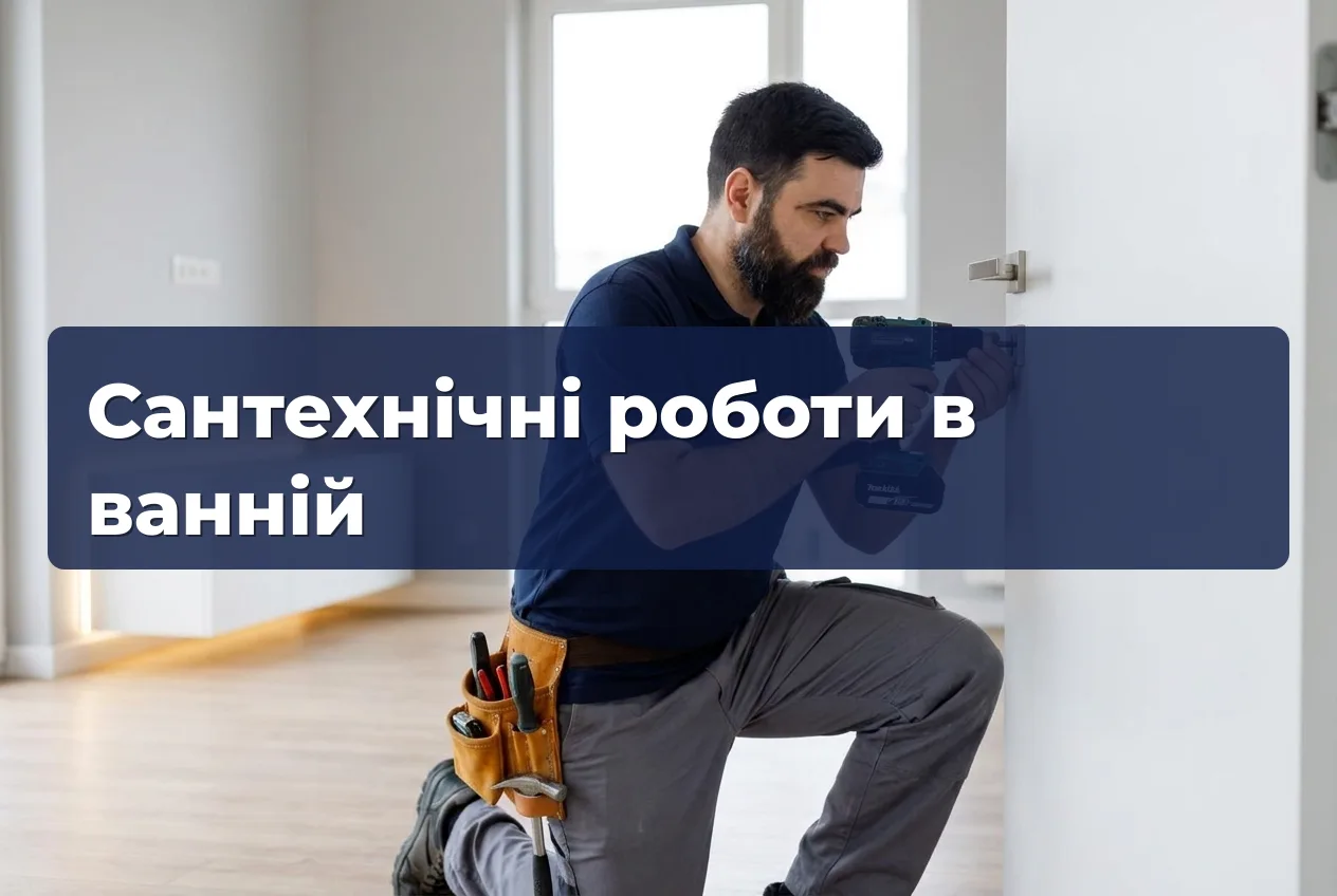 Сантехніка у ванній і туалеті у Варшаві: майстер на годину