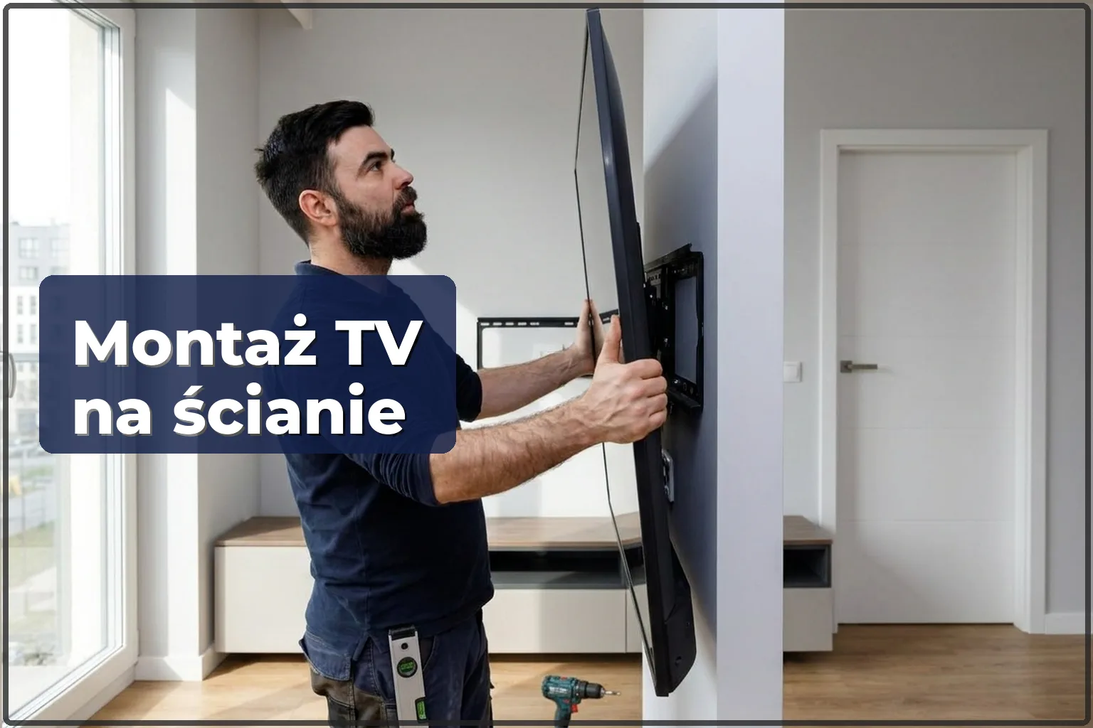 Montaż TV na ścianie — fachowiec czy samodzielnie?