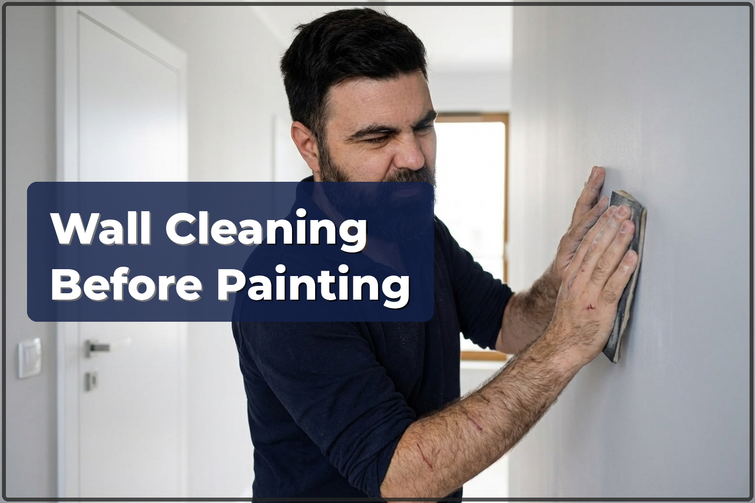 Wall cleaning and washing before painting in Warsaw