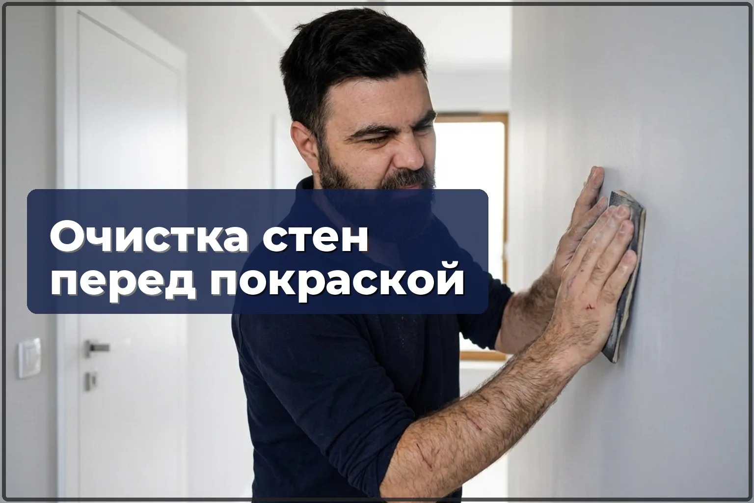 Очистка и мойка стен перед покраской в Варшаве