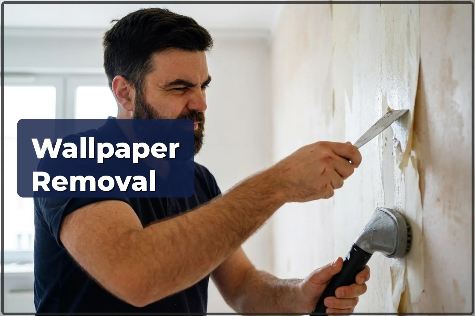 Wallpaper removal in Warsaw: preparing walls for painting