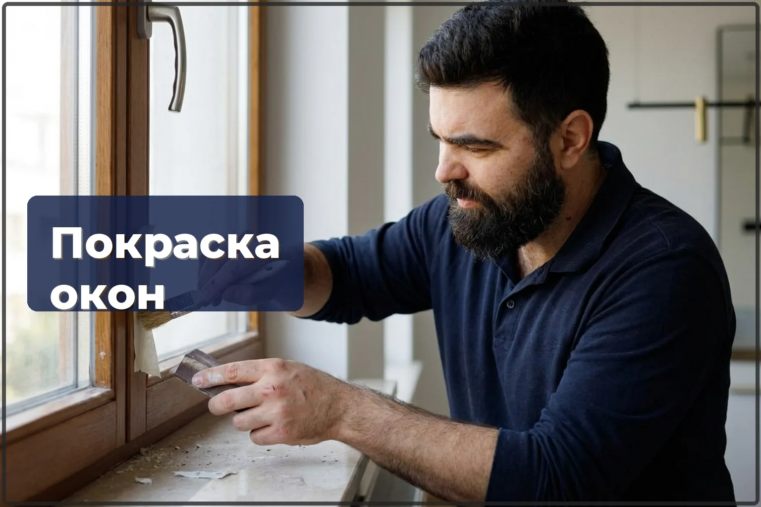 Покраска окон в Варшаве — реставрация деревянных рам