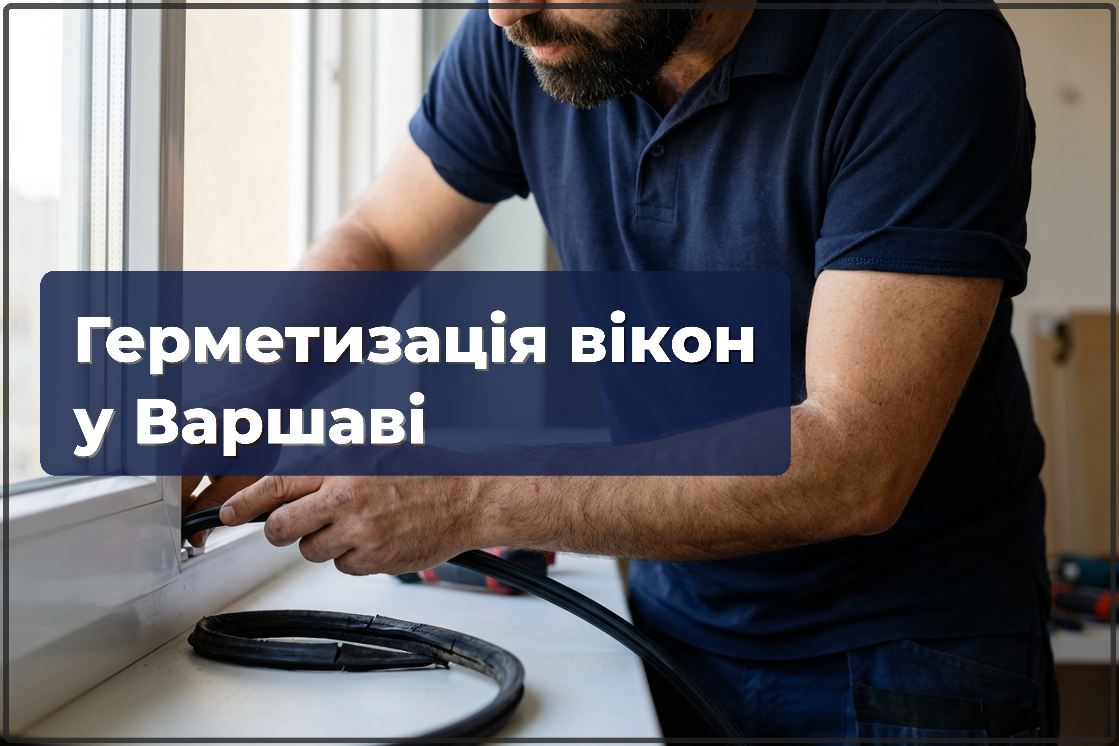 Ущільнення вікон Варшава — ціна, регулювання та усунення протягів