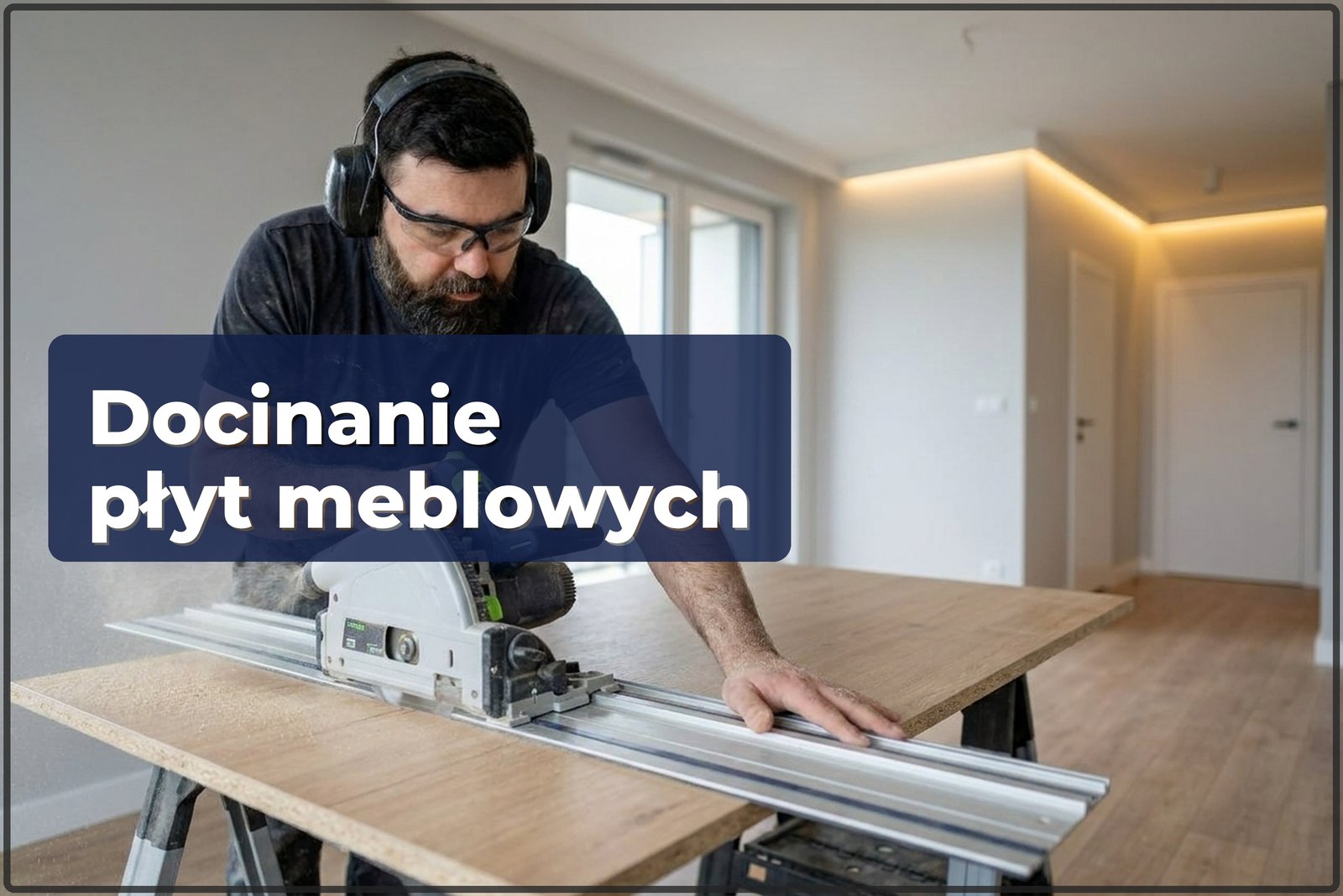 Docinanie i rozkrój płyt meblowych (płyta wiórowa, MDF) w Warszawie