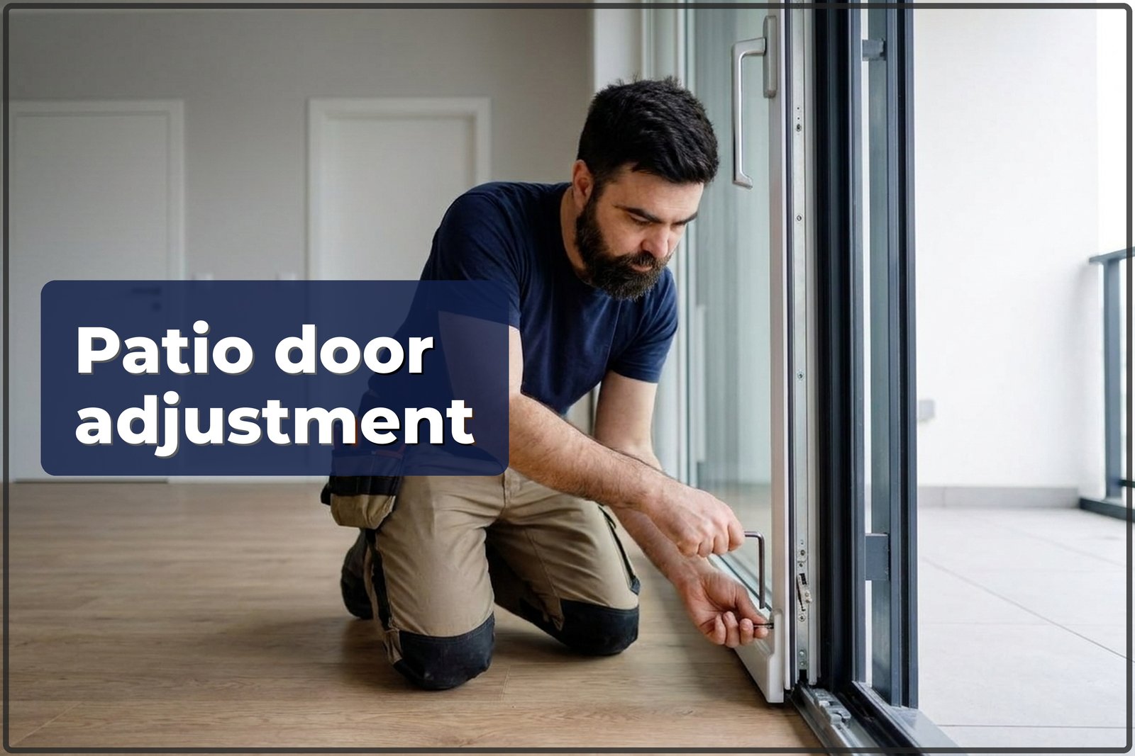 Patio door adjustment in Warsaw