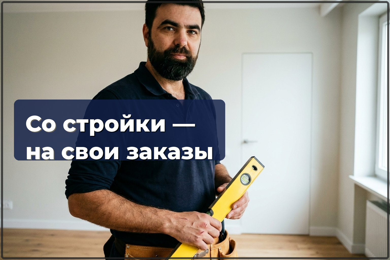 Устал от строек и прорабов? Работай на свои заказы с Handyman24