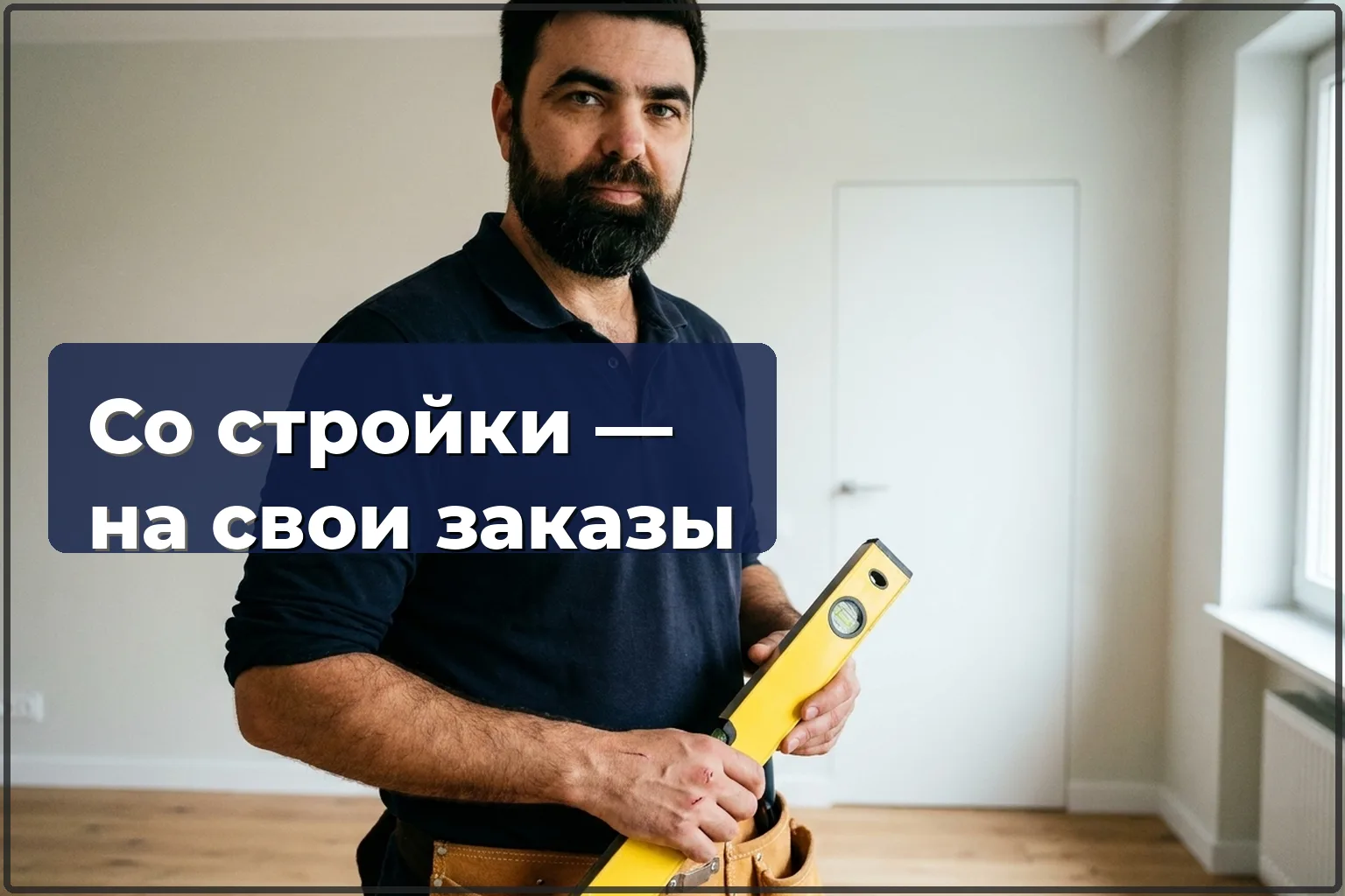 Устал от строек и прорабов? Работай на свои заказы с Handyman24