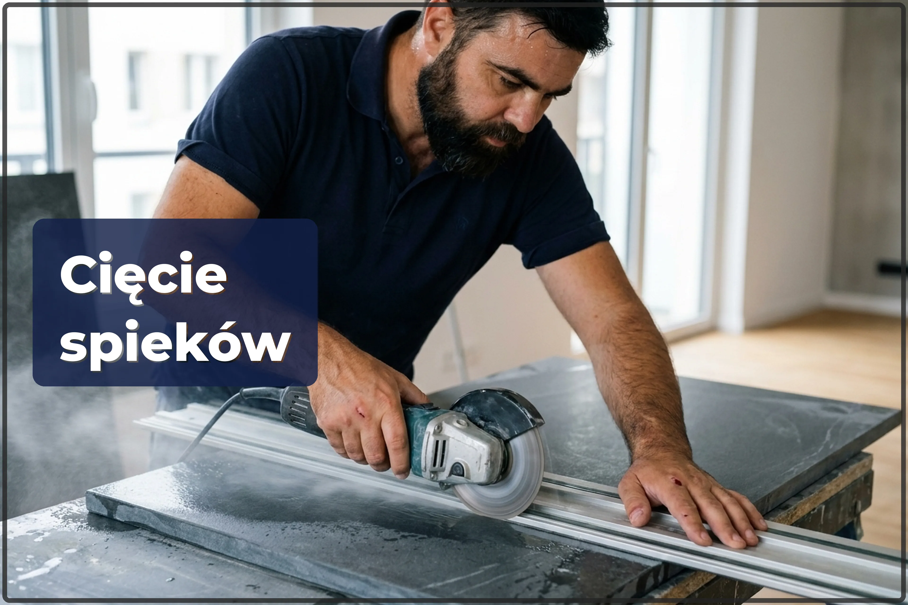 Cięcie spieków i gresu na wymiar w Warszawie — bez pęknięć, cennik