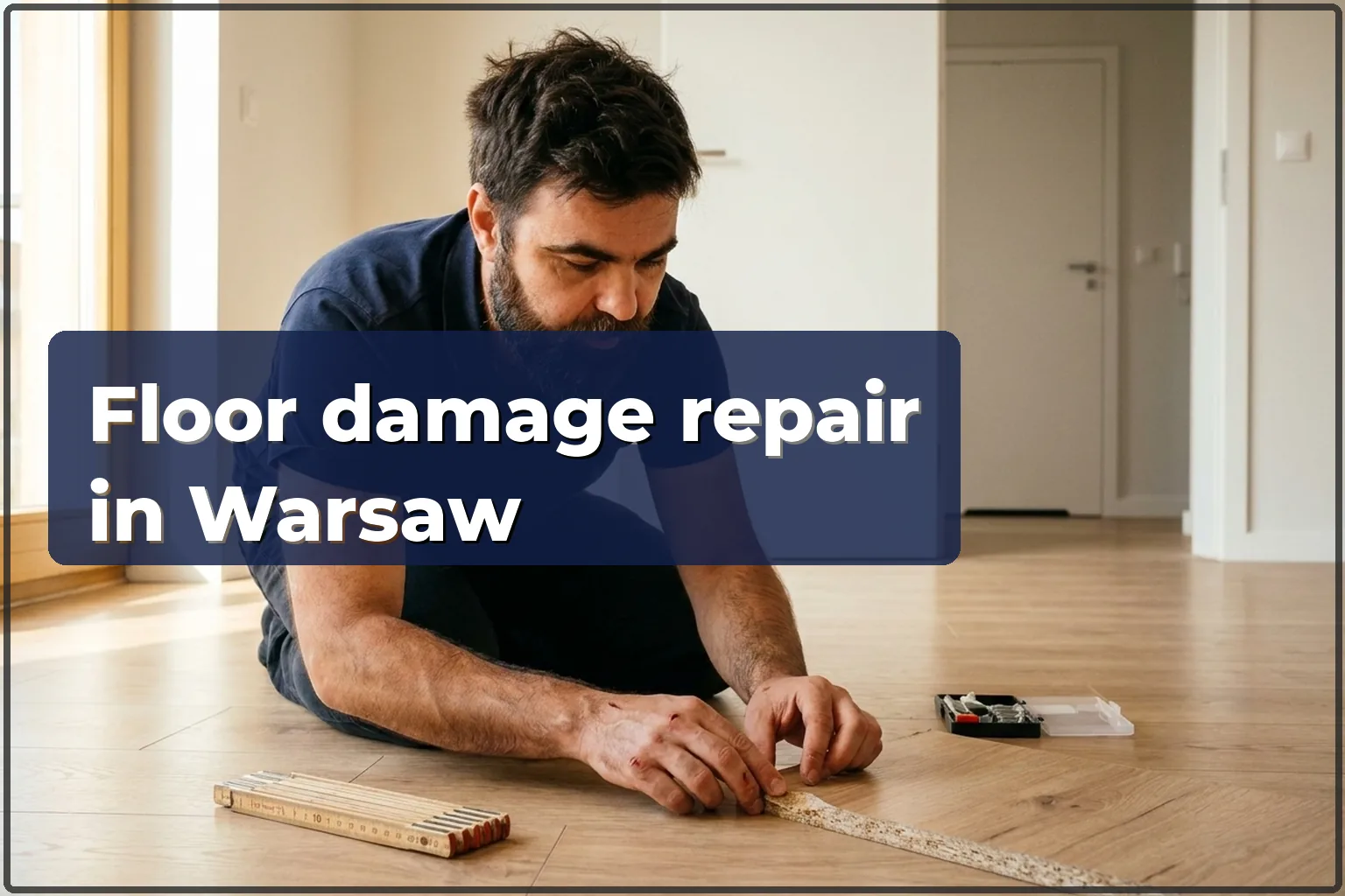 Floor Damage Repair in Warsaw — Chips in Laminate, Parquet and Single Board Replacement