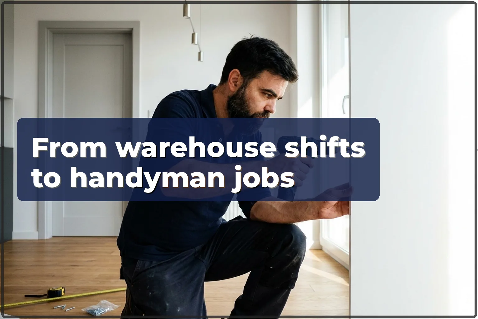 Tired of warehouse shifts? Become a handyman with Handyman24