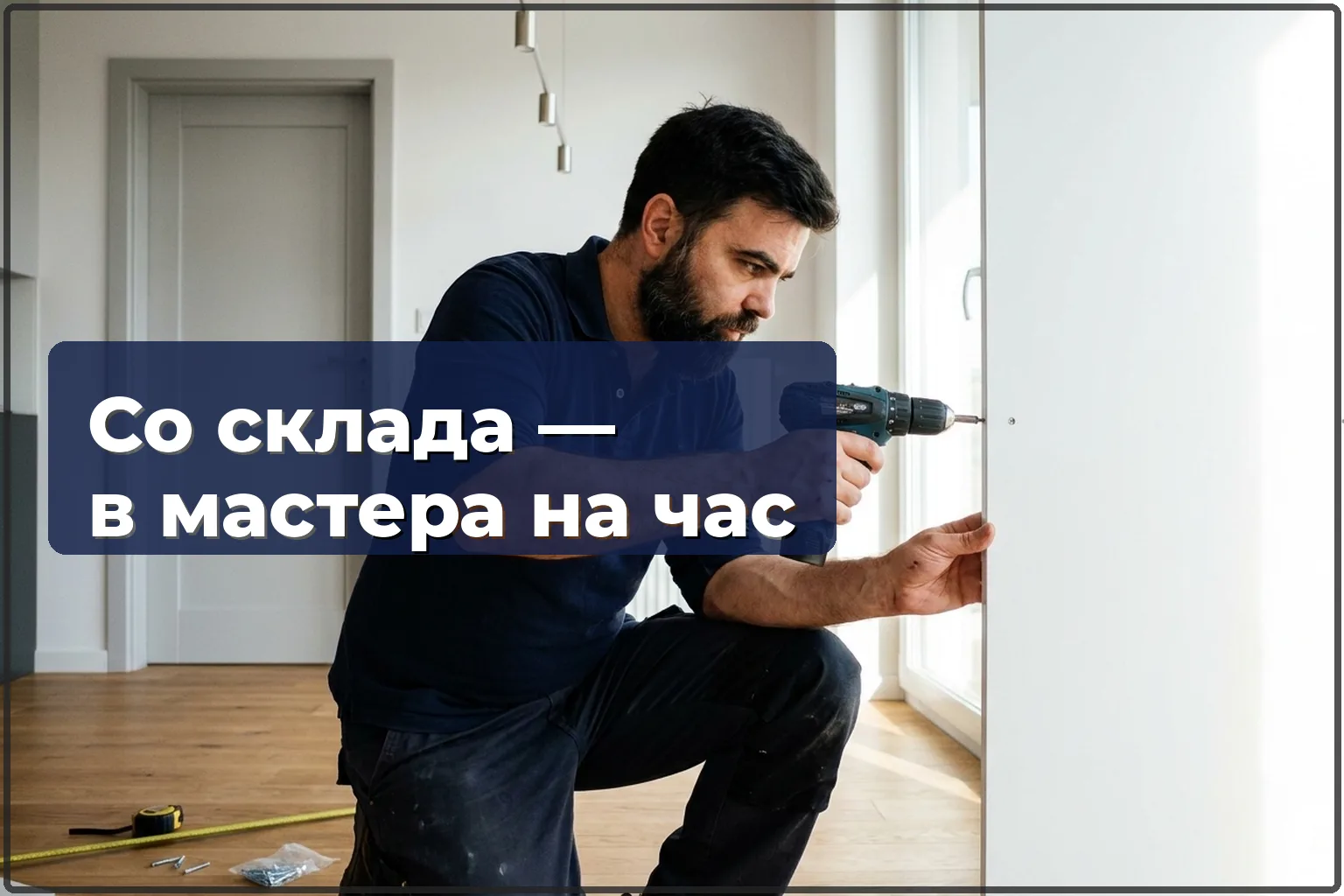 Надоели смены на складе? Стань мастером на час с Handyman24