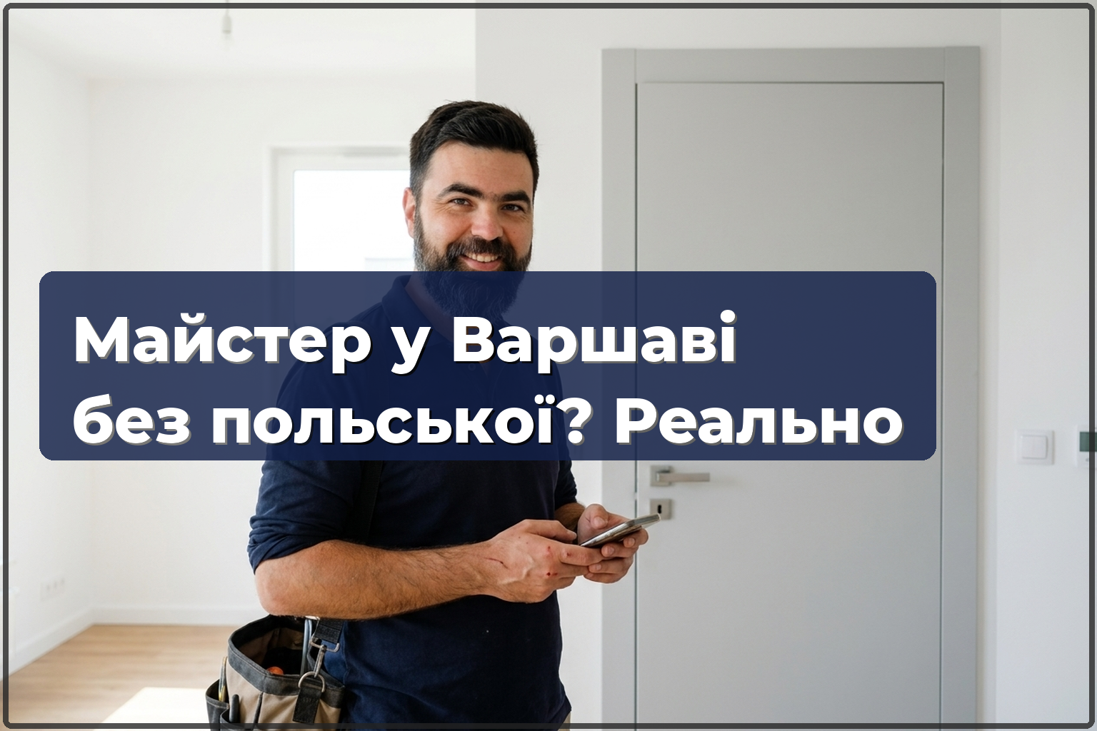 Робота майстром у Варшаві без знання польської — чи реально та як почати