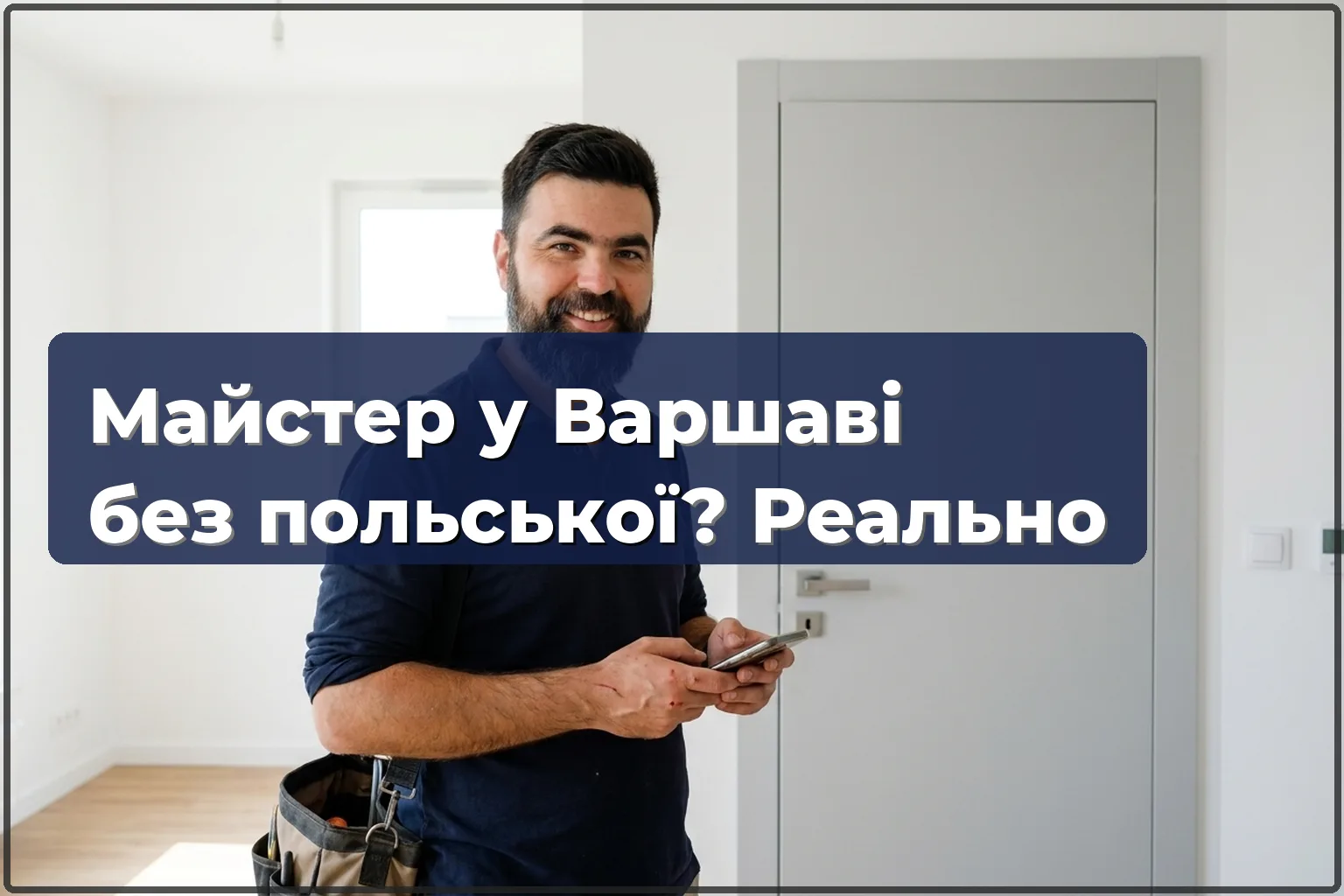 Робота майстром у Варшаві без знання польської — чи реально та як почати