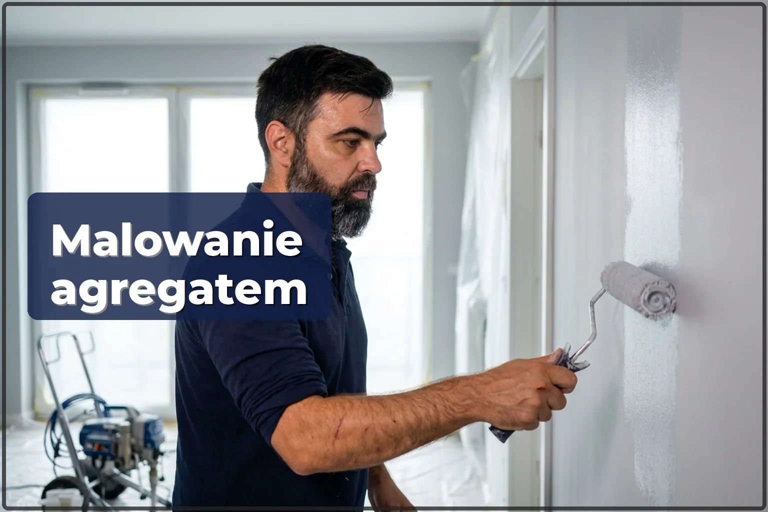 Malowanie mieszkania agregatem w Warszawie — kiedy warto natrysk bezpowietrzny