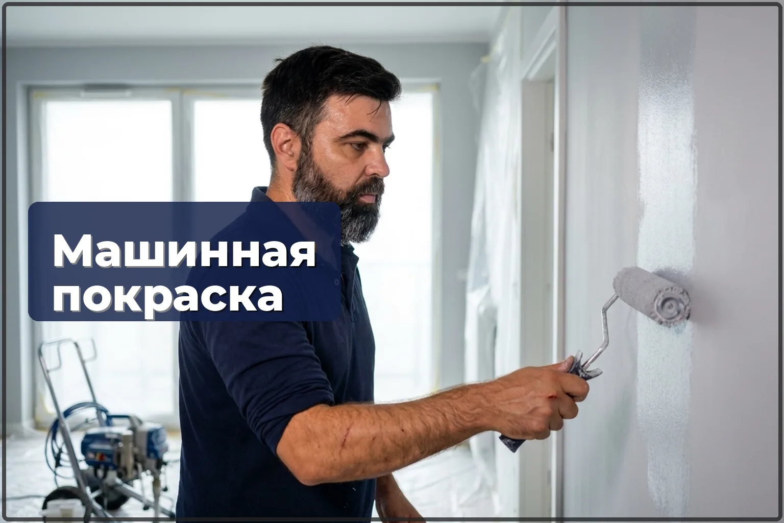 Машинная покраска квартиры в Варшаве — когда выгодно безвоздушное распыление