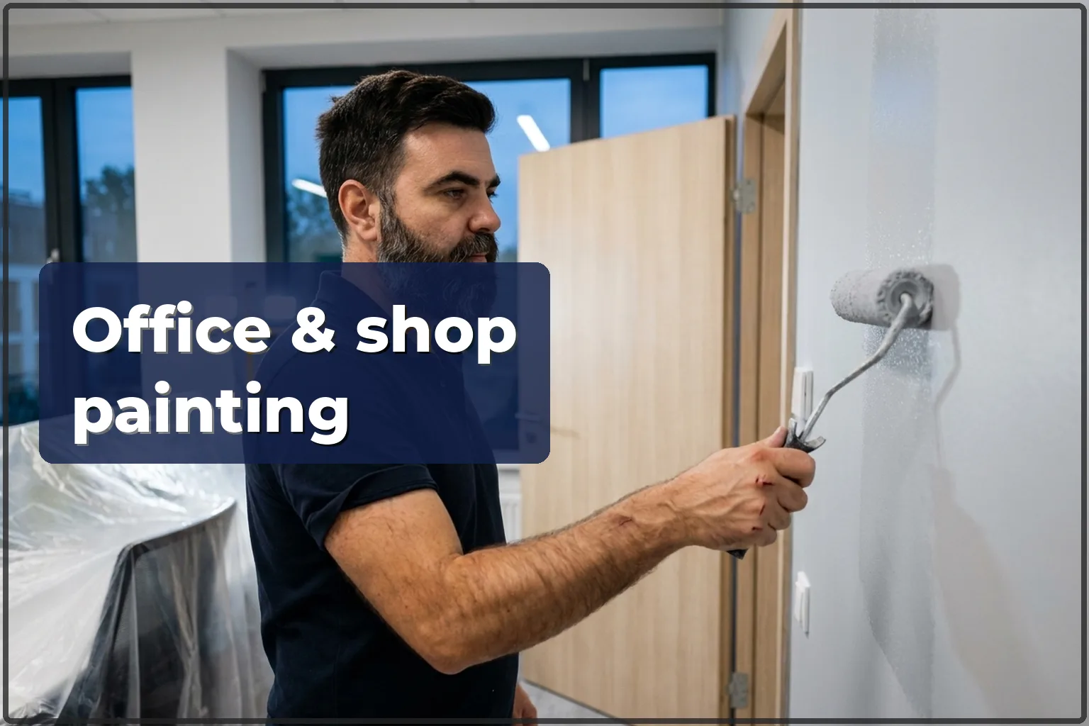 Office and commercial painting in Warsaw — without stopping your business
