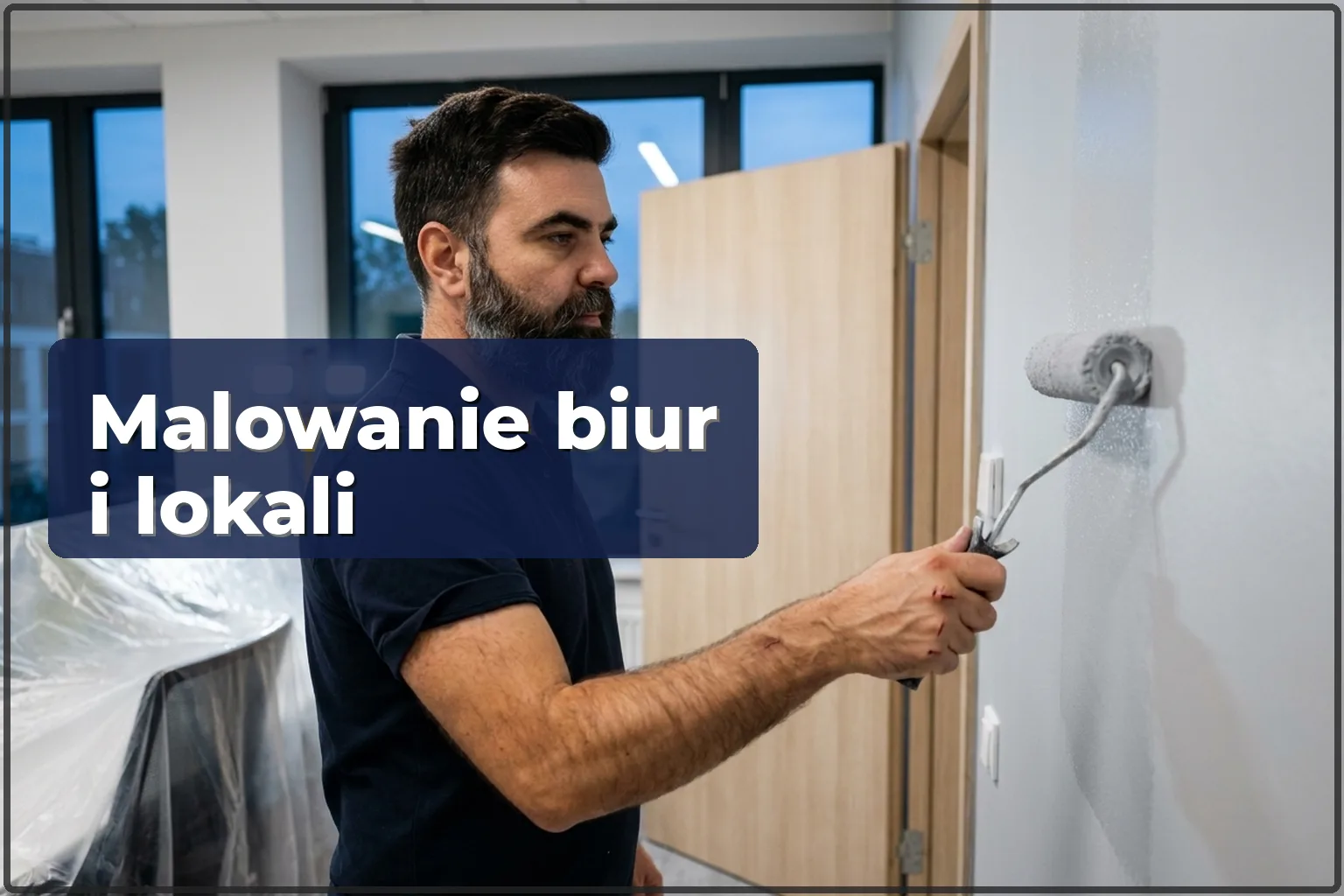 Malowanie biur i lokali komercyjnych w Warszawie — bez przerywania biznesu
