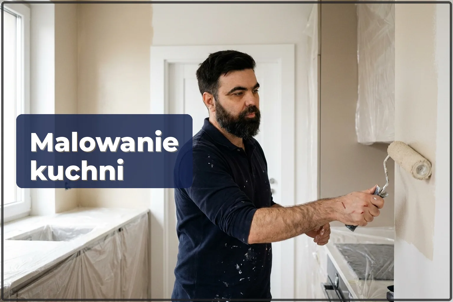 Malowanie kuchni w Warszawie — farba zmywalna, ochrona przed tłuszczem