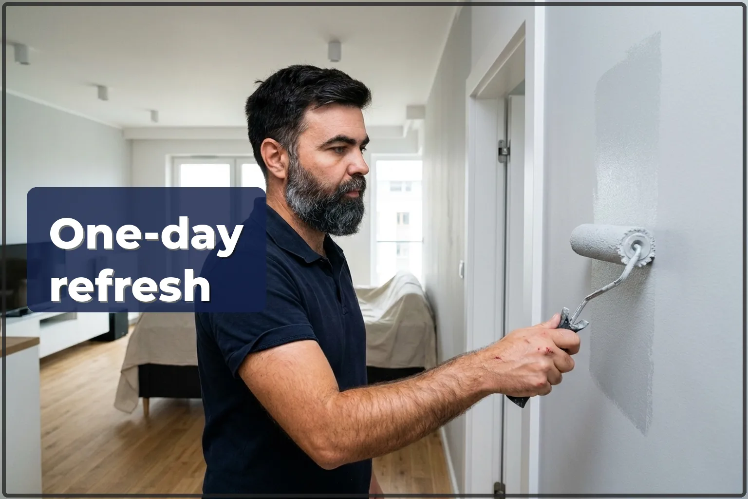 One-day apartment refresh painting in Warsaw — is it possible