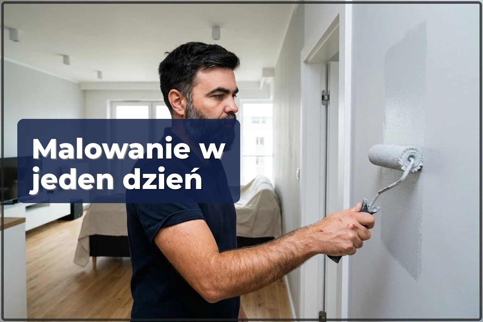 Odświeżające malowanie mieszkania w jeden dzień w Warszawie — czy to możliwe