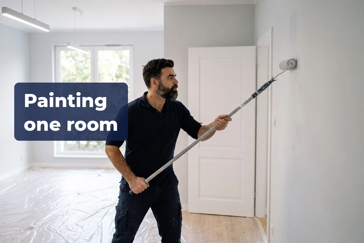 Painting a single room in Warsaw: cost and what to expect