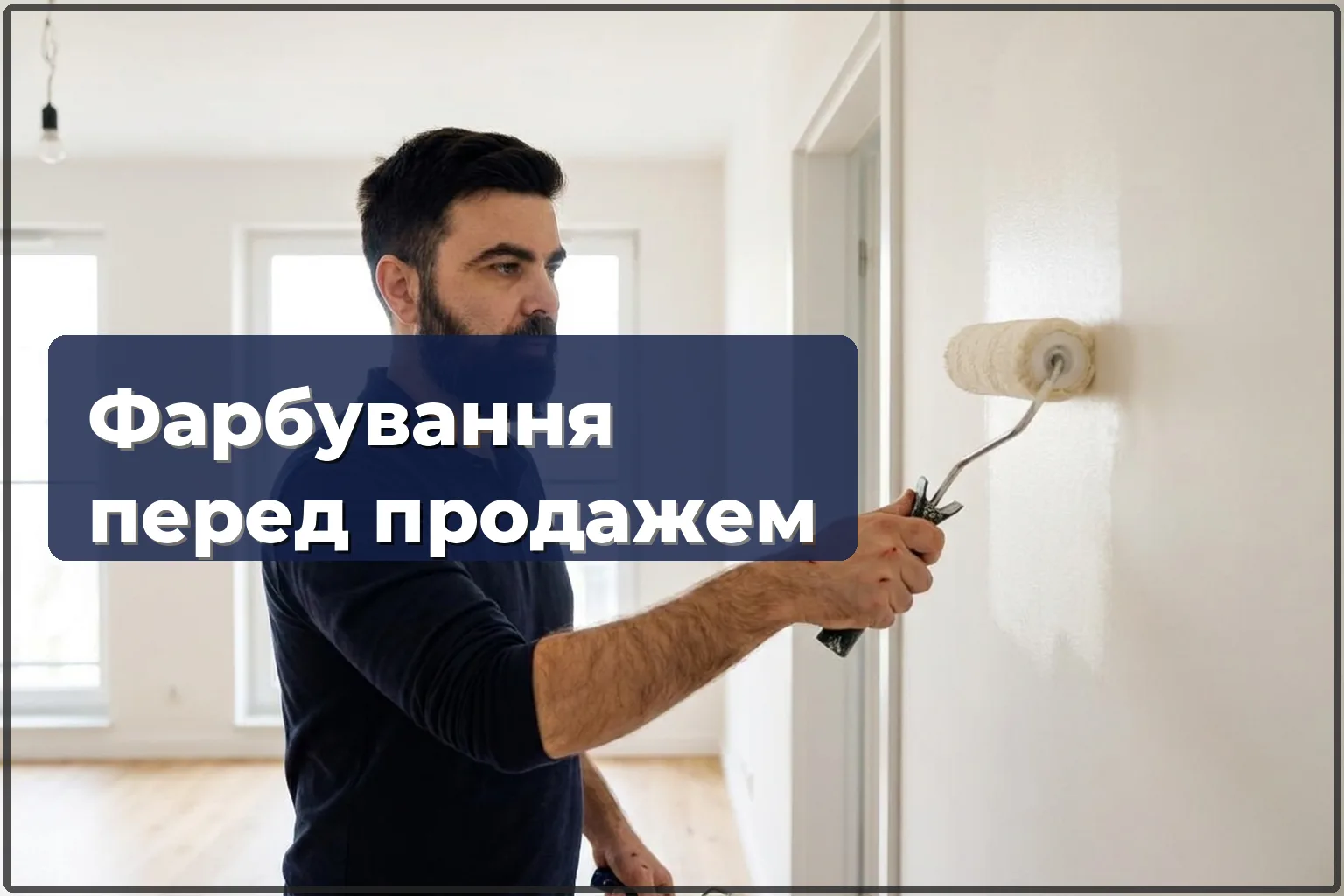 Фарбування квартири перед продажем у Варшаві — як підвищити вартість