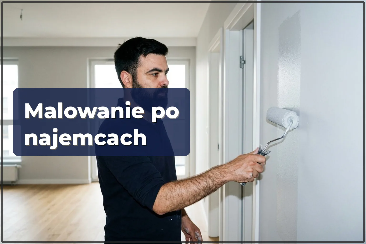 Malowanie mieszkania po najemcach w Warszawie — szybko pod nowy wynajem