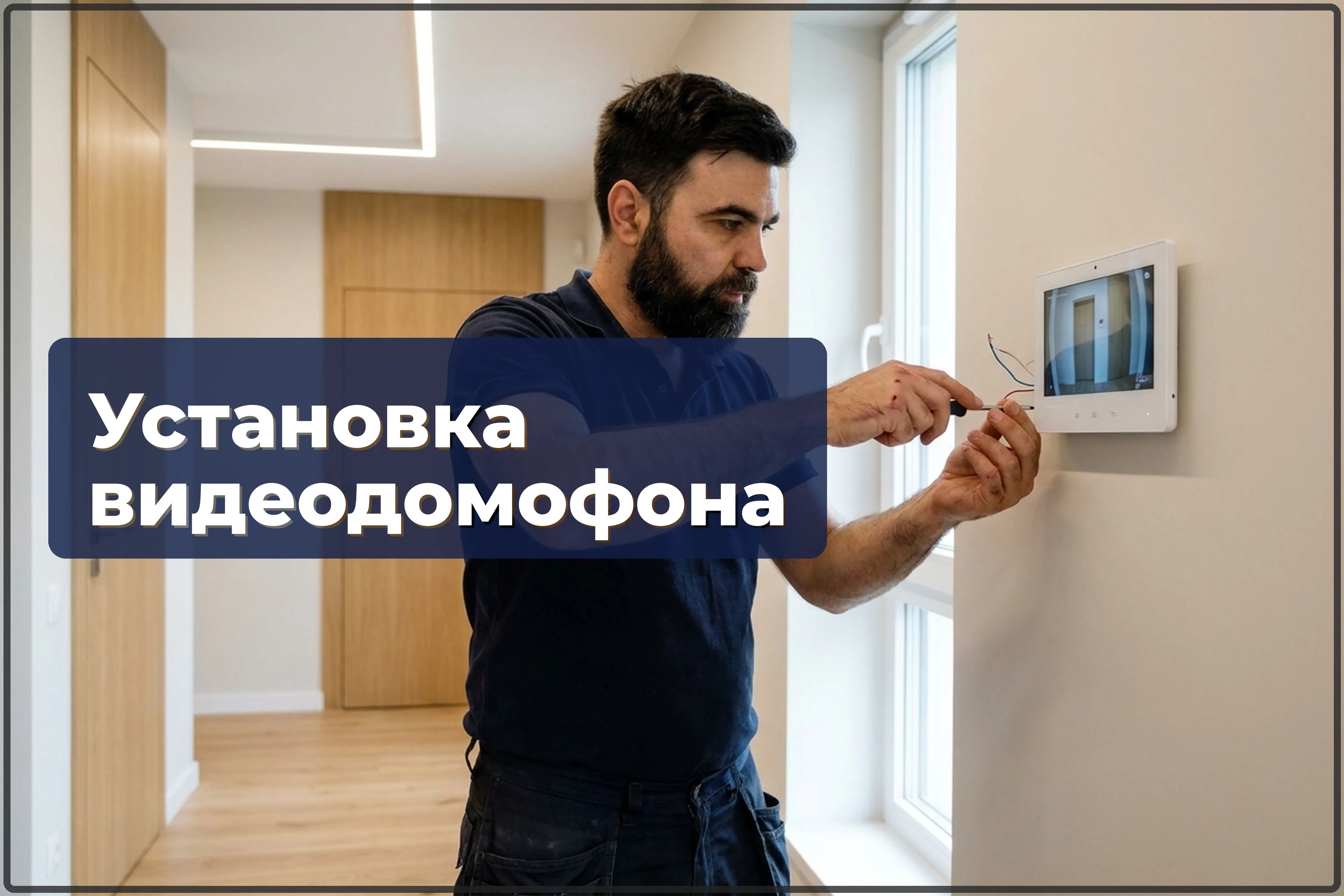 Установка видеодомофона в Варшаве