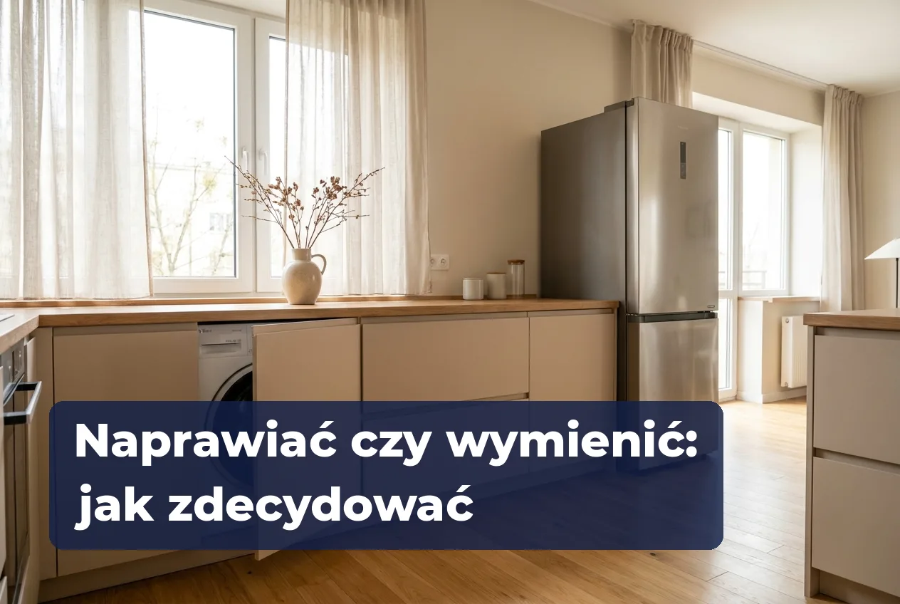 Naprawiać czy wymienić — kuchnia ze sprzętem do zabudowy