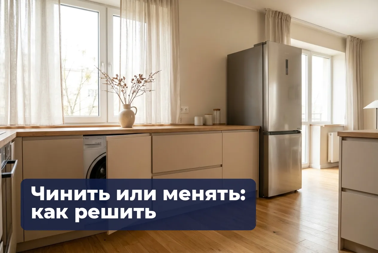 Чинить или менять: как решить по стиралке, посудомойке и холодильнику