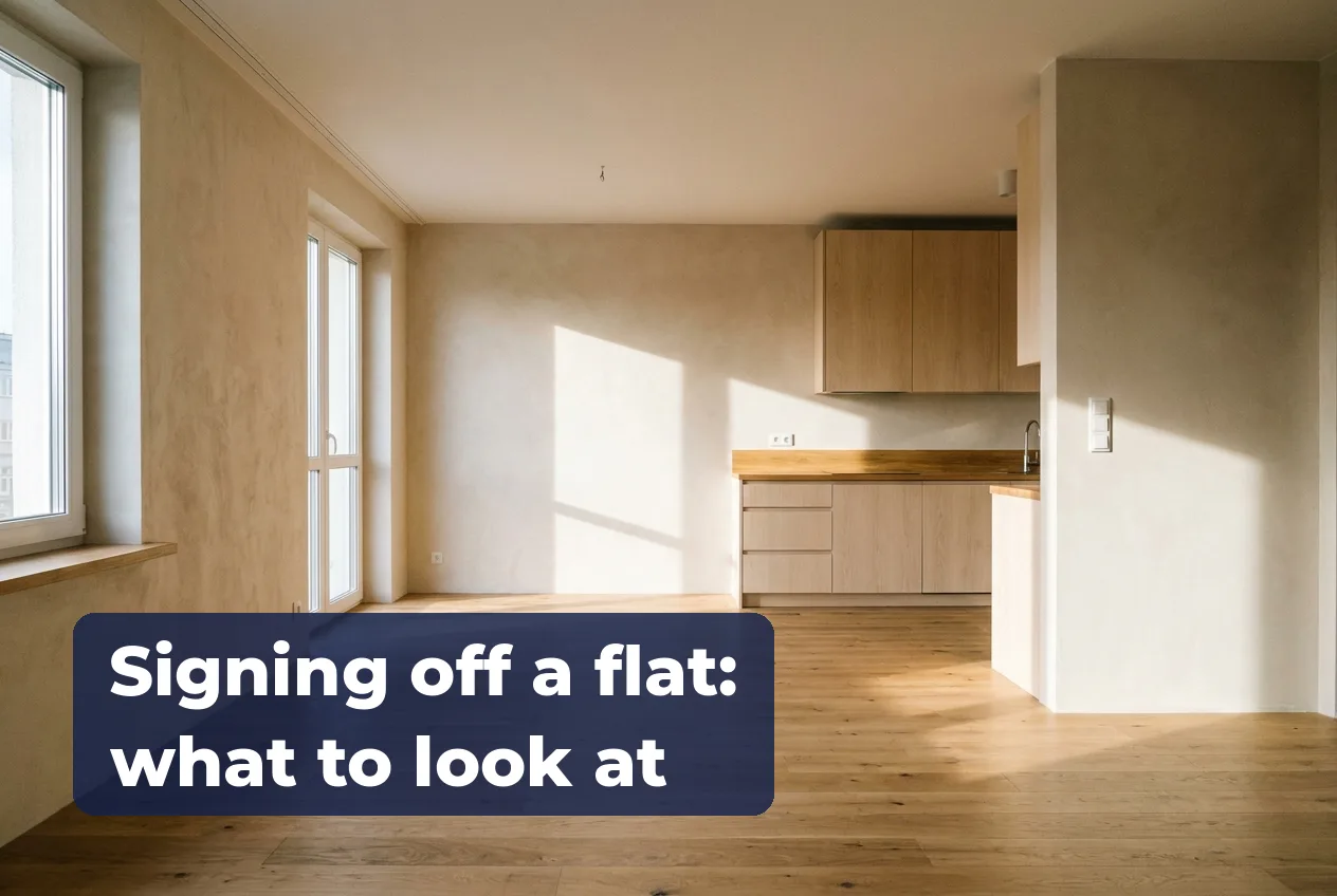 Signing off a flat after renovation: what to check and bring