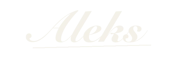Handwritten signature: Aleks