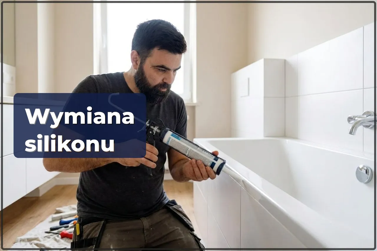 Replacing bathroom silicone