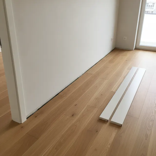 Zdjęcie do zlecenia: białe listwy mdf do docięcia i przyklejenia