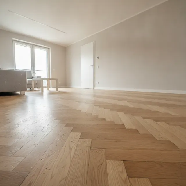 Zdjęcie do zlecenia: stary parkiet w salonie do odnowienia