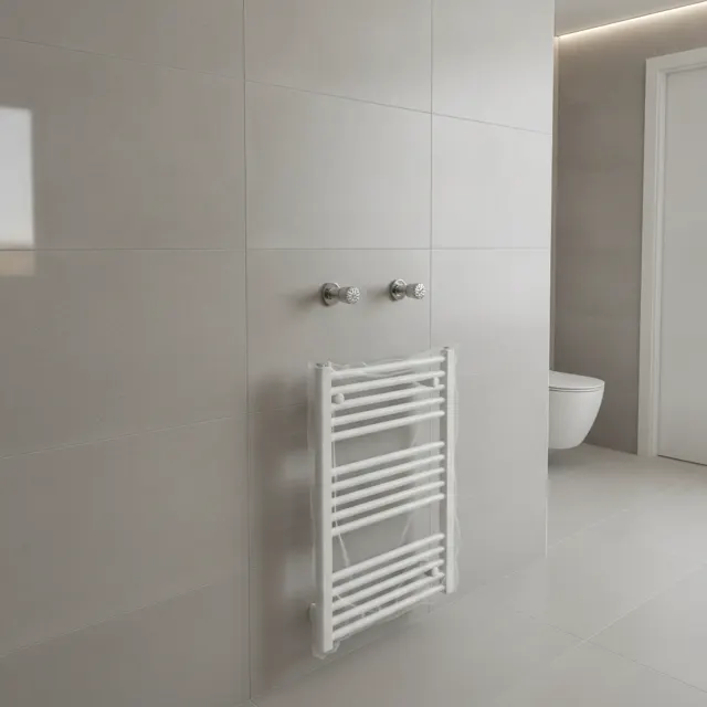 Photo for the request: new towel radiator to be hung on tiles
