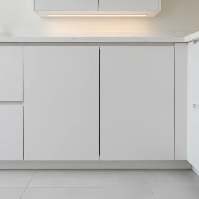 Photo for the request: kitchen cabinet doors dropped and rub together