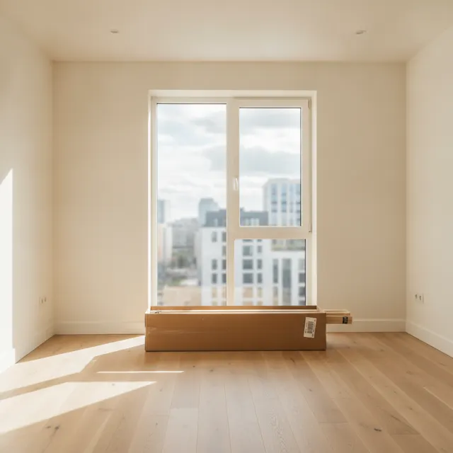 Photo for the request: need wooden blinds fitted in the living room