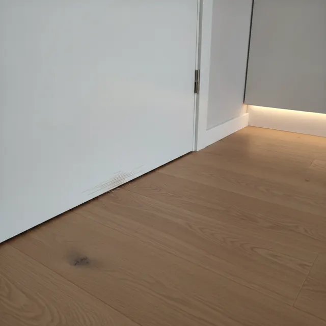 Photo for the request: bathroom door is scraping on the floor