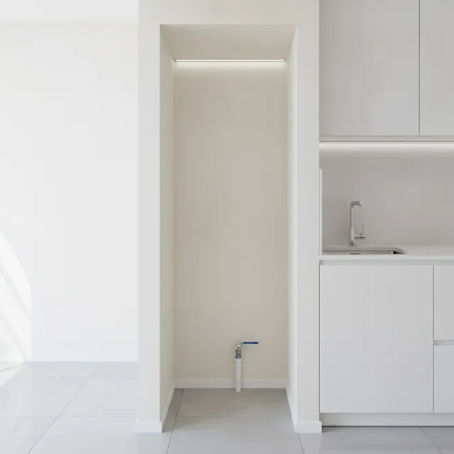 Photo for the request: new fridge with ice maker needs water connection