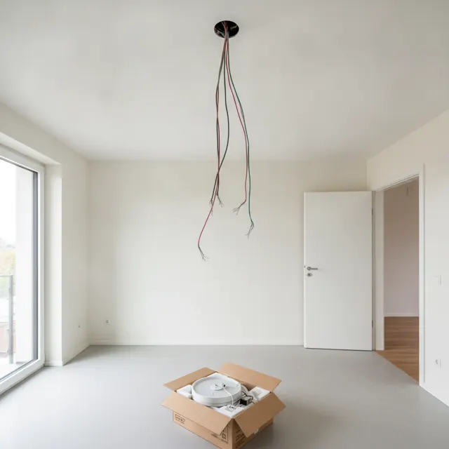 Photo for the request: need a new pendant light hung in bedroom