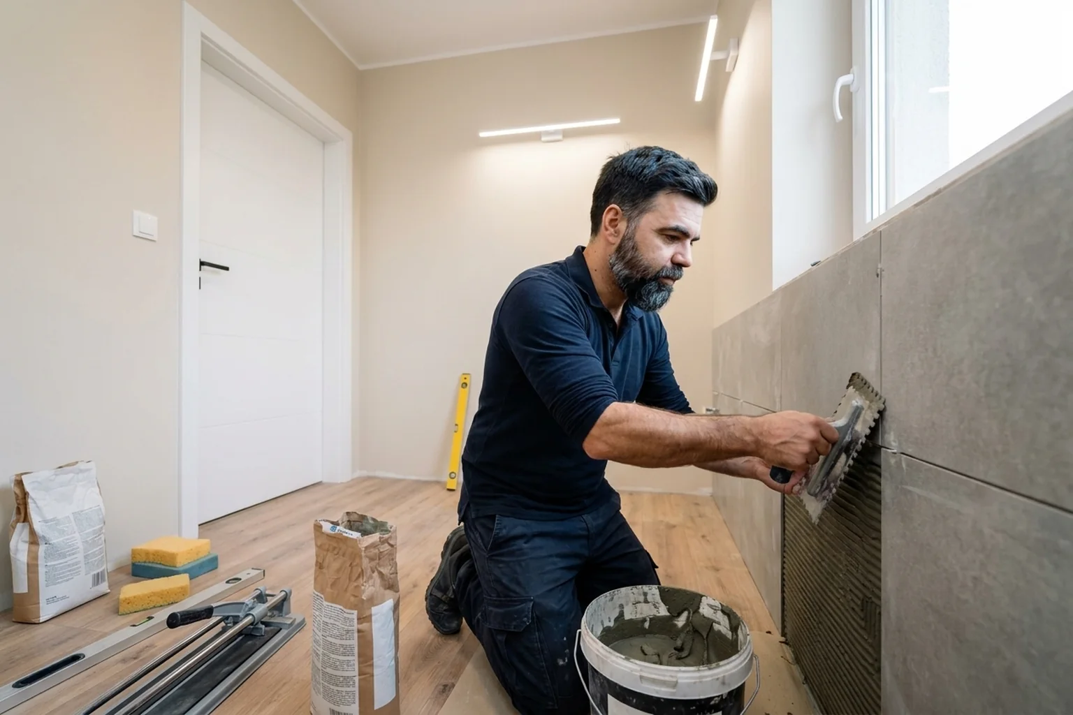 Tile Installation Atlas in Warsaw: Right Adhesive and Grout