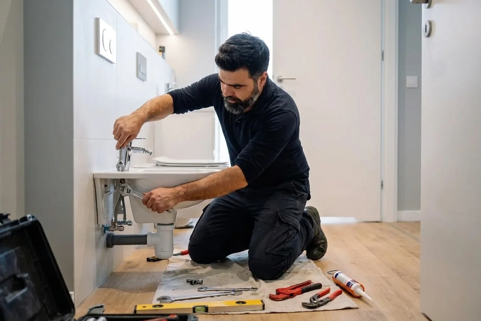 Grohe Bidet Installation in Warsaw: Mixer, Frame and Waste