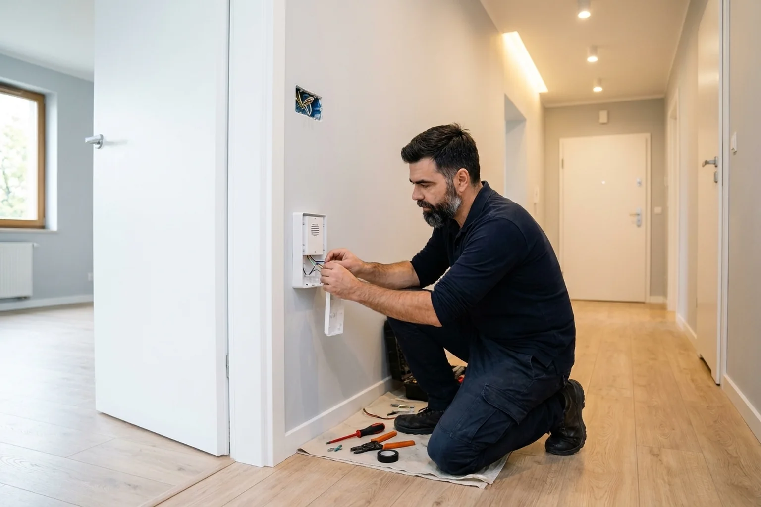 Grothe Doorbell Installation in Warsaw: A Chime, Not a Buzzer