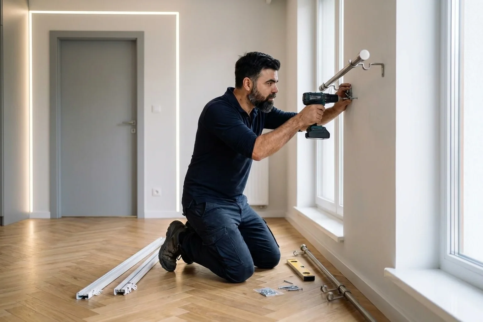 Curtain Hanging IKEA in Warsaw: Rods and Tracks That Stay Put