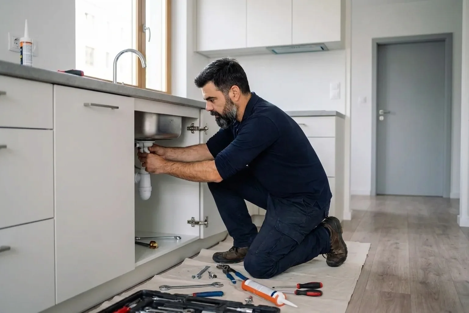 Alveus Kitchen Sink Installation in Warsaw: Same Cut-Out Swap