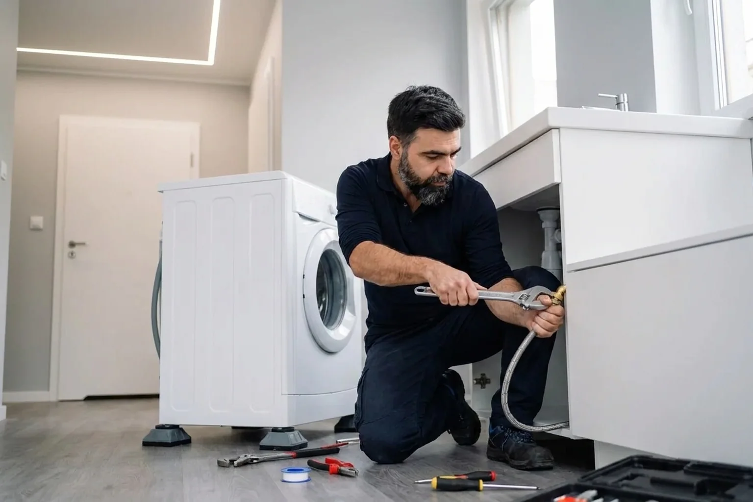 Bosch Washing Machine Connection in Warsaw: No Leaks, No Jumping